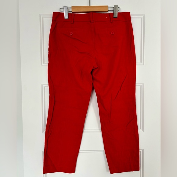 Club Monaco Red Ankle Cropped Pants - Picture 5 of 6